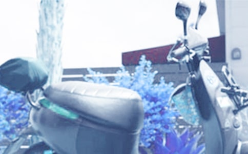 電瓶車上的春作文