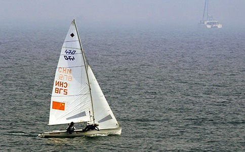 趙紹之的中華帆船油畫