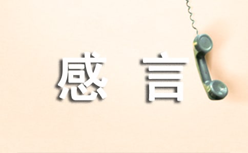 年末心情感言2文