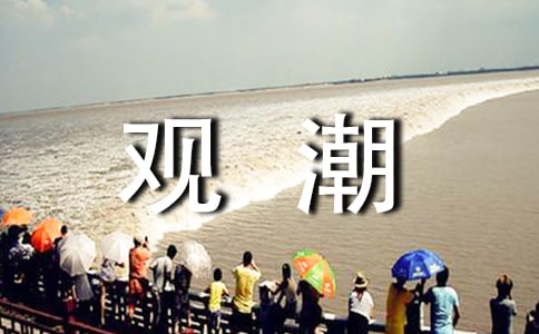 關(guān)于觀(guān)潮的作文(通用30篇)