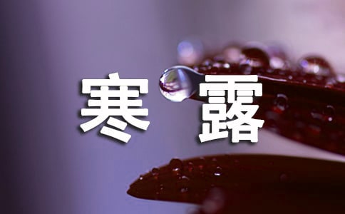 寒露的關(guān)心句子(精選325句)