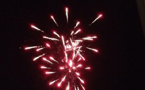 看放禮花作文600字