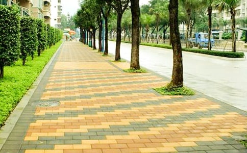 新穎獨特的人行道
