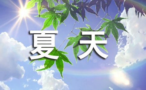 炎熱的夏天作文