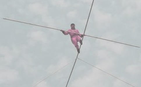 大班科學(xué)教案冒險(xiǎn)小子走鋼絲